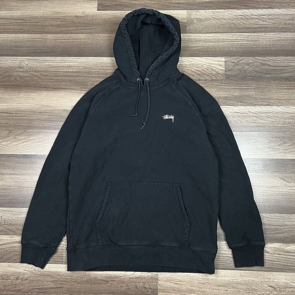 Stussy Essential Basic Embroidered Logo Hoodie Pu… - image 1